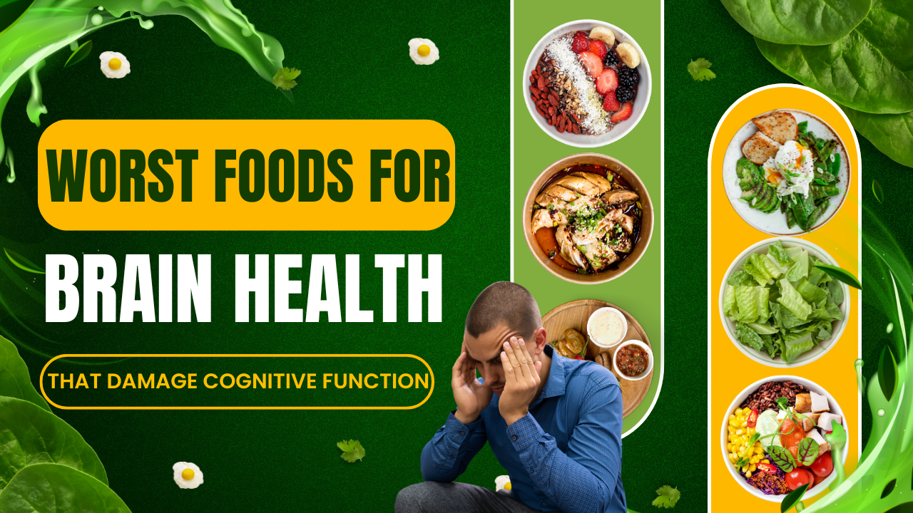 Worst Foods for Brain Health