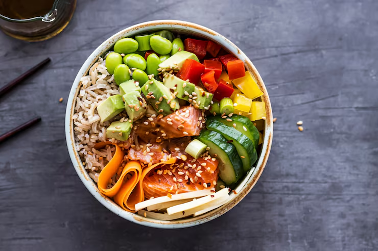 Salmon and Quinoa Bowl