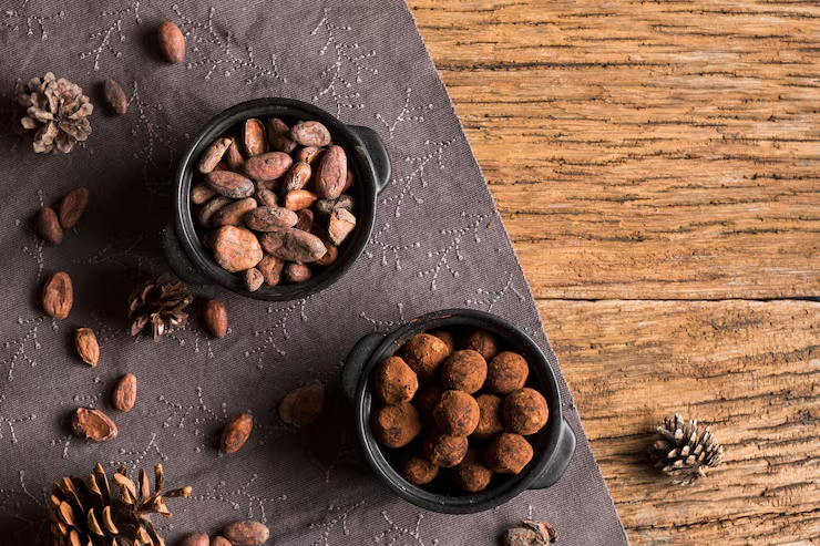 Dark Chocolate and Almonds