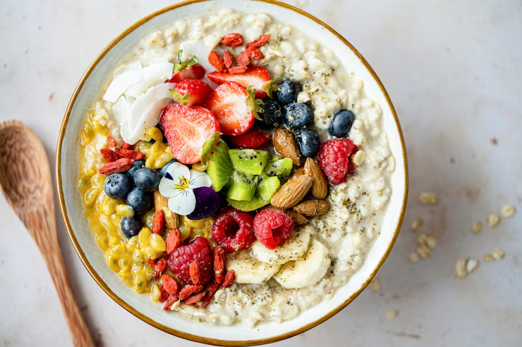 High-Protein Oatmeal Bowl