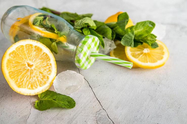 Lemon Balm Detox Water