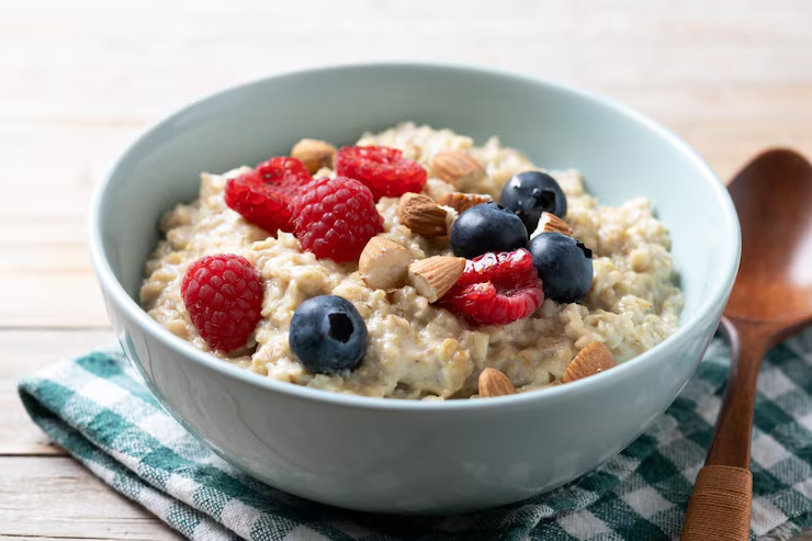 Flaxseed Oatmeal Bowl