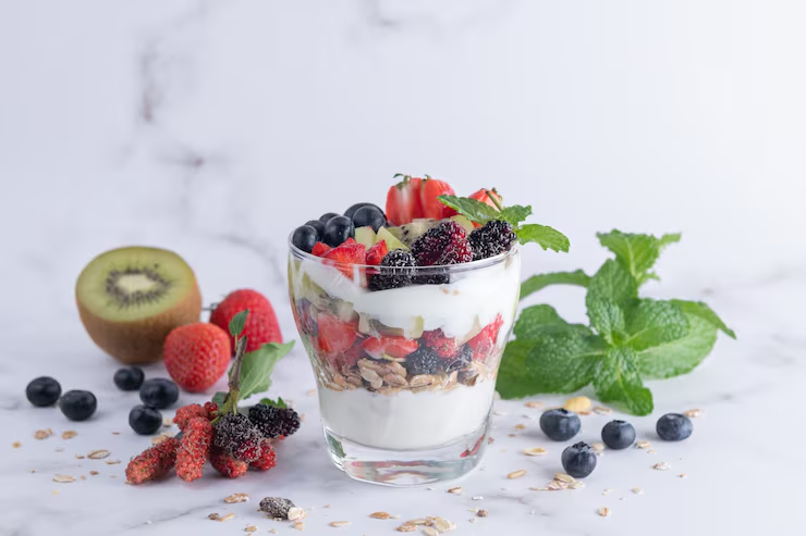 Flaxseed and Yogurt Parfait