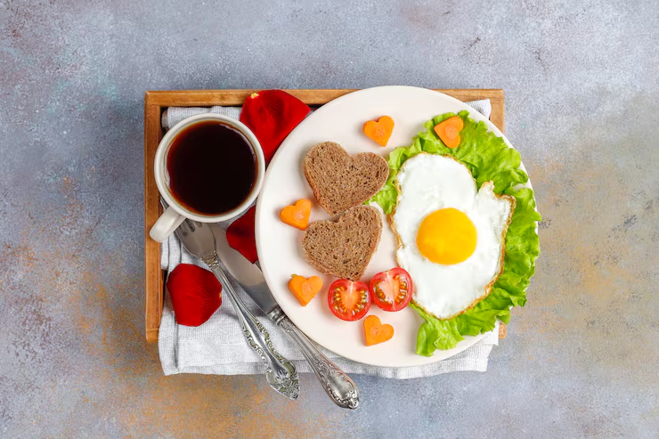 Veggie Egg & Flatbread Breakfast