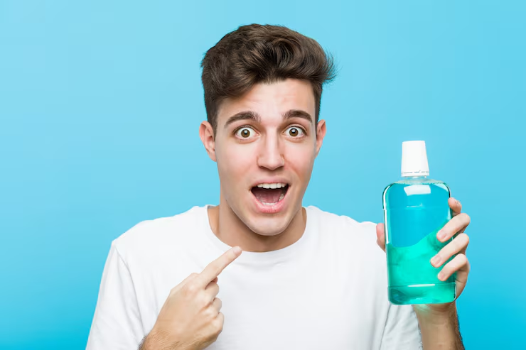 Rinse with Antimicrobial Mouthwash