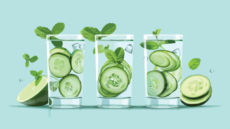Cucumber and Mint Detox Water