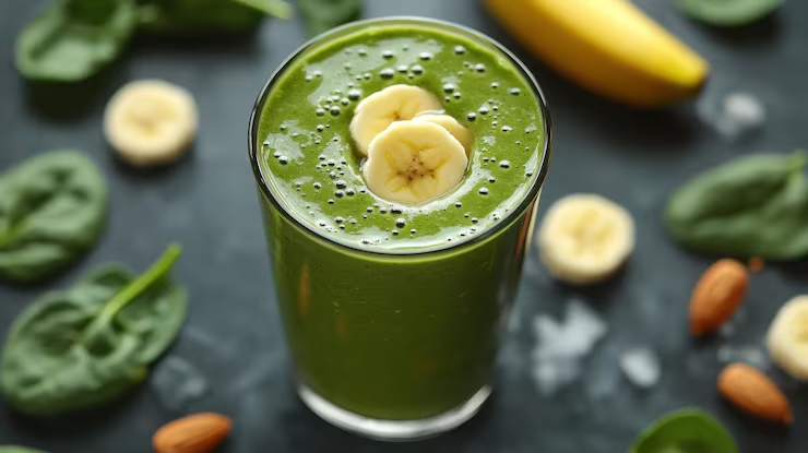 Spinach and Banana Protein Shake