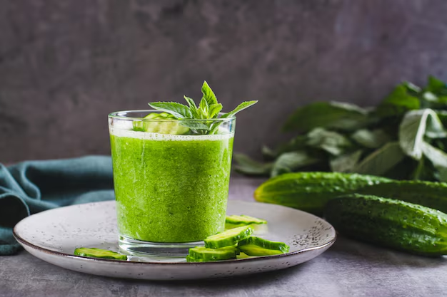 Cucumber and Mint Refreshing Shake