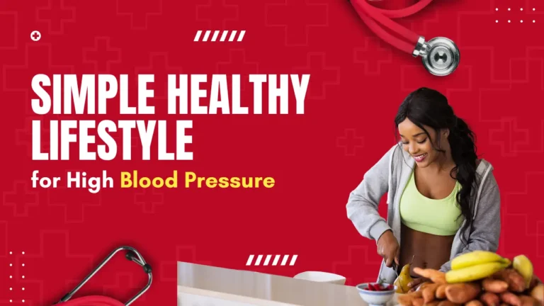 healthy lifestyle for high blood pressure