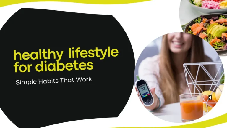 healthy lifestyle for diabetes
