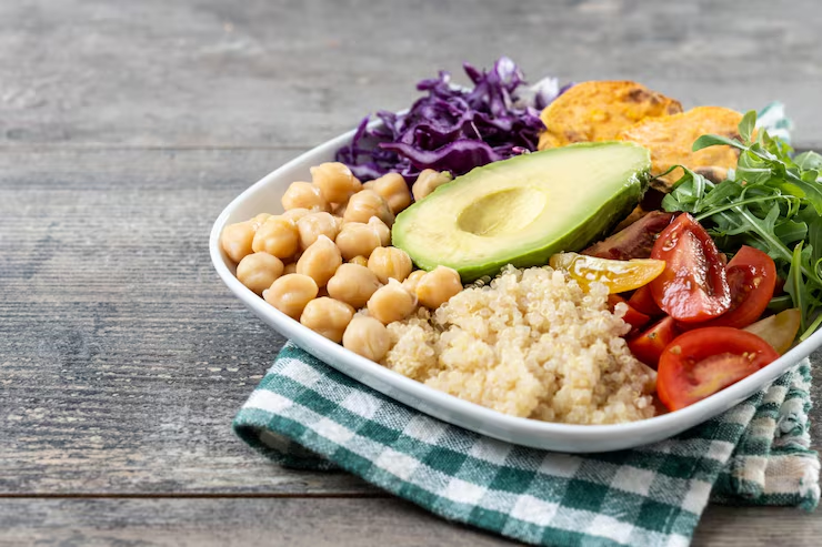 Cabbage and Chickpea Protein Salad
