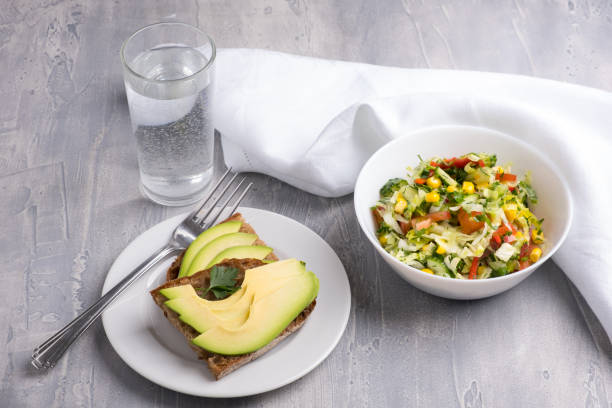 Cabbage, Avocado, and Corn Weight-Loss Bowl
