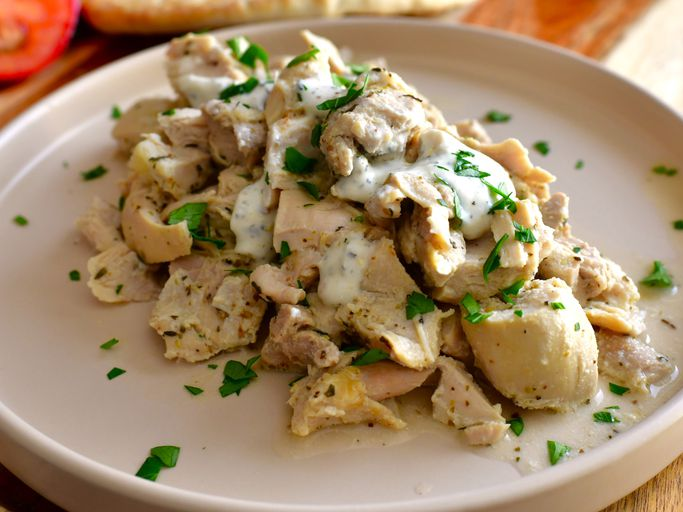 Slow Cooker Greek Chicken & Veggies