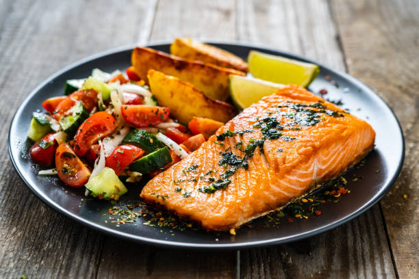 Slow Cooker Salmon & Veggies