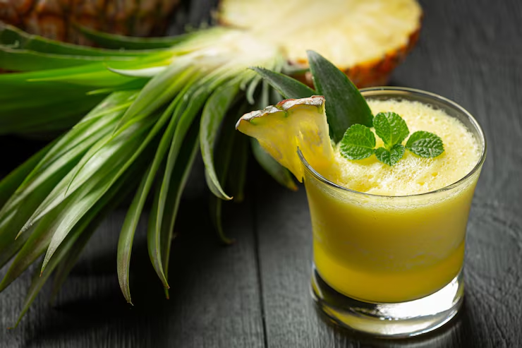 Pineapple-Cucumber Slimming Juice