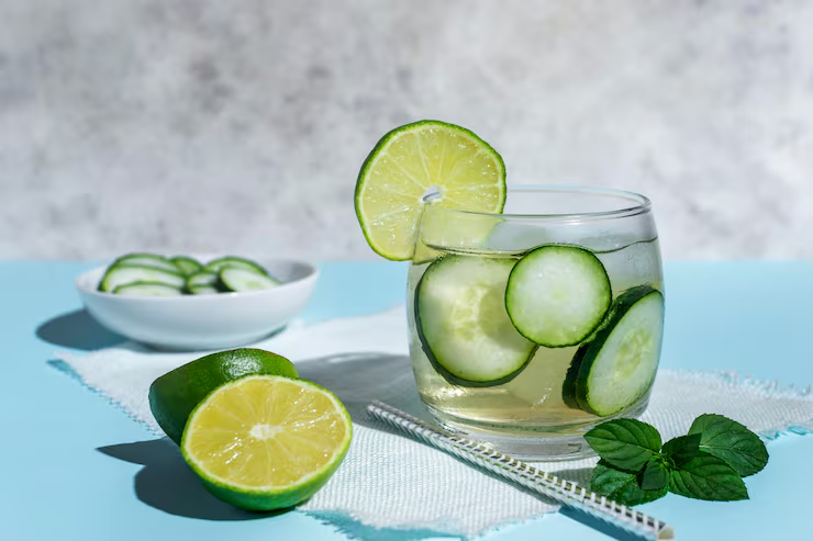 Cucumber–Mint–Lemon Detox Water