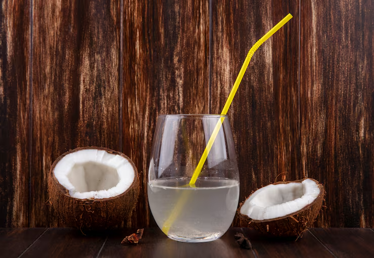 Coconut Water & Lemon Refresher