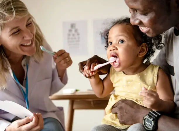 Visiting the Dentist - oral care for babies